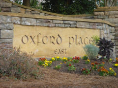 Oxford Place East Sign