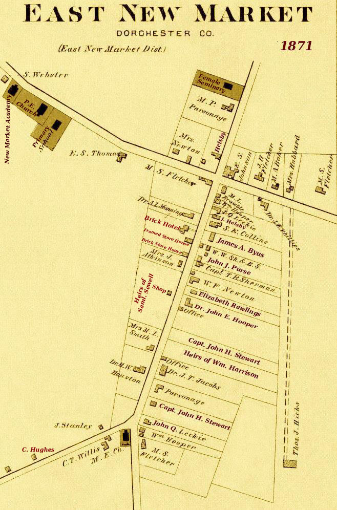 1871 Conceptual Map - East New Market