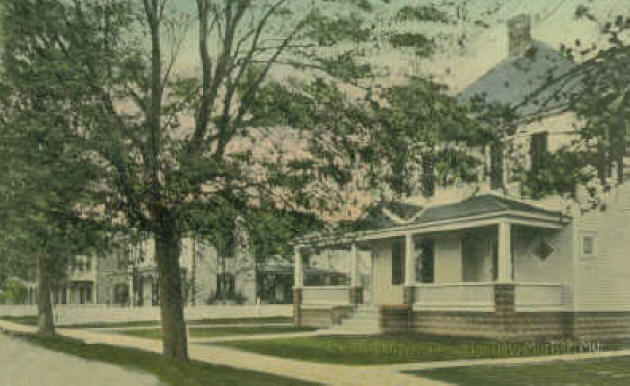 202 Railroad Avenue Postcard View ca. 1910