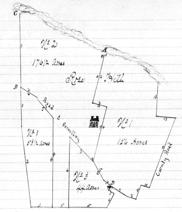 Rose Hill Plat Map