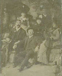 William and Caroline Brown family, plus George Wolfe